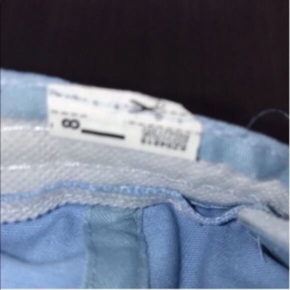 Women's Light Blue Adjustable Baseball Hat with Rainbow Patch - Picture 8 of 8